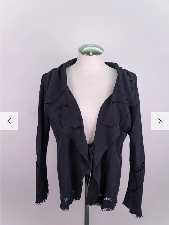 Issey Miyake Sweaters - Issey Miyake Black Textured Knit Top